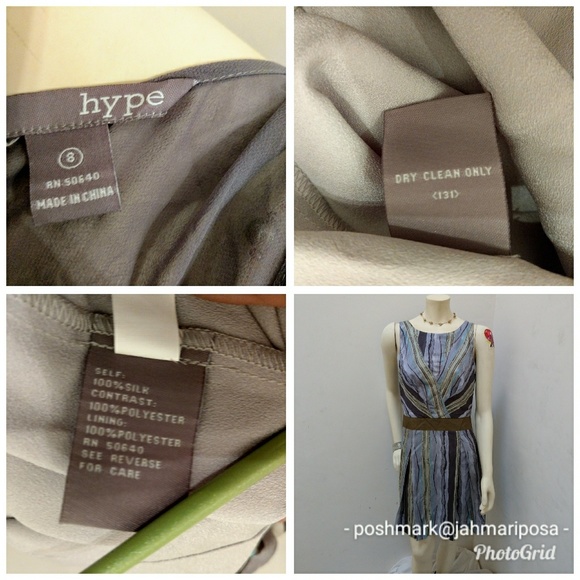 { Anthropologie } hype Silk Dress size 8 - Picture 7 of 7